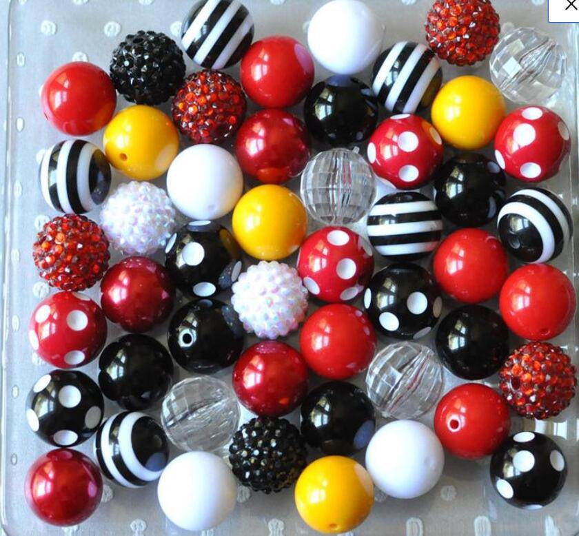 20mm arcrylic theme beads