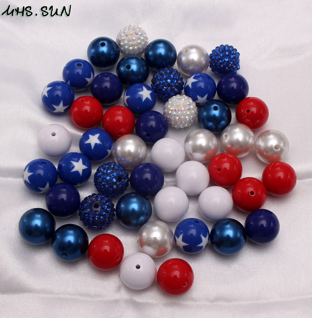 20mm arcrylic theme beads